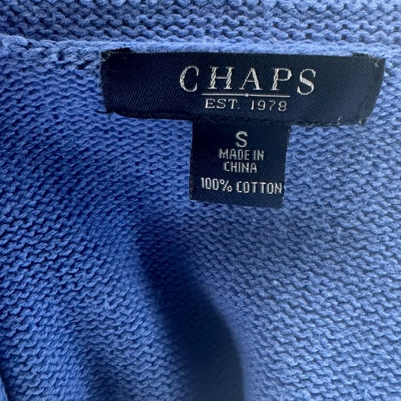 Chaps blue sweater - Picture 3 of 3